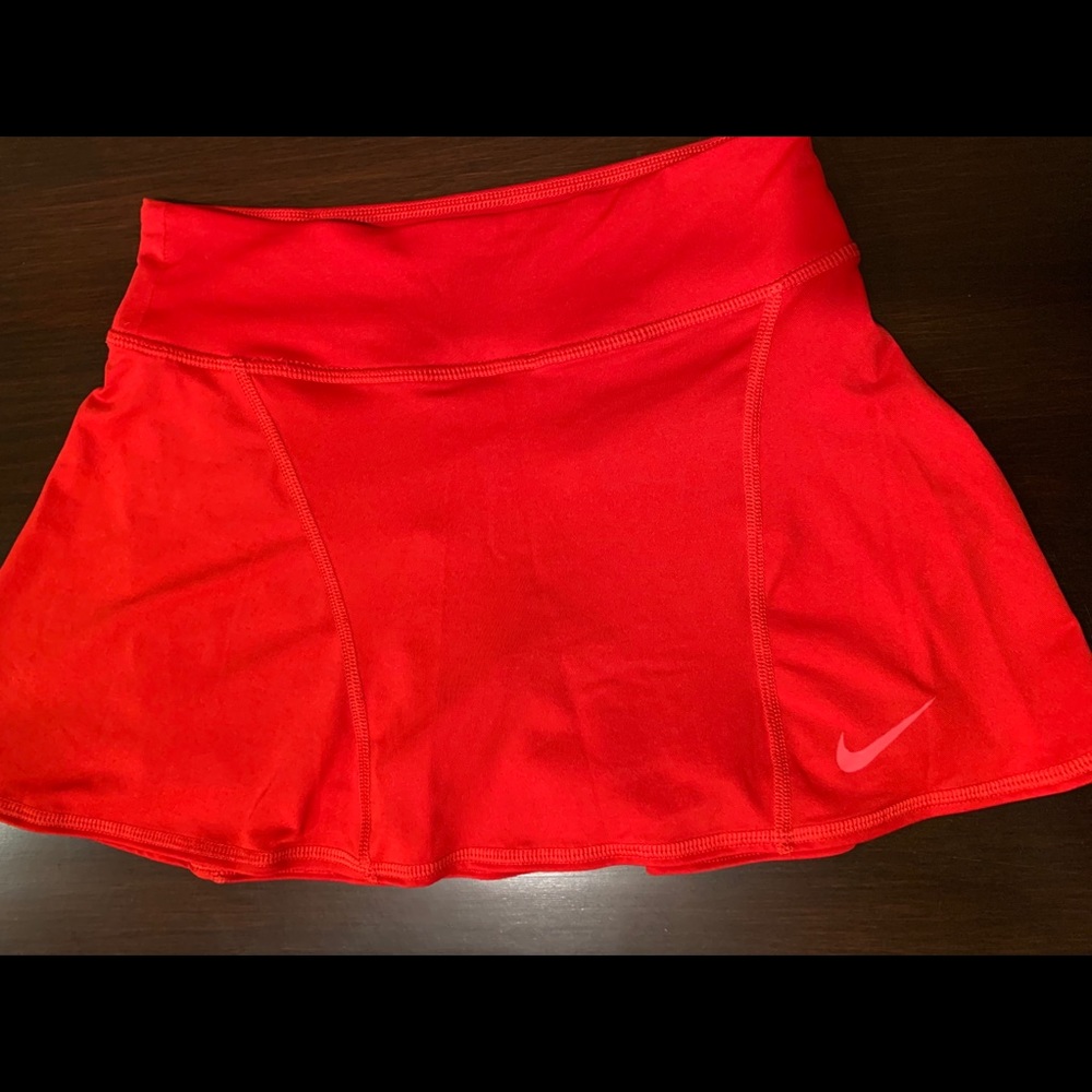 Nike Flounce Tennis Skirt, Red, Women’s XS